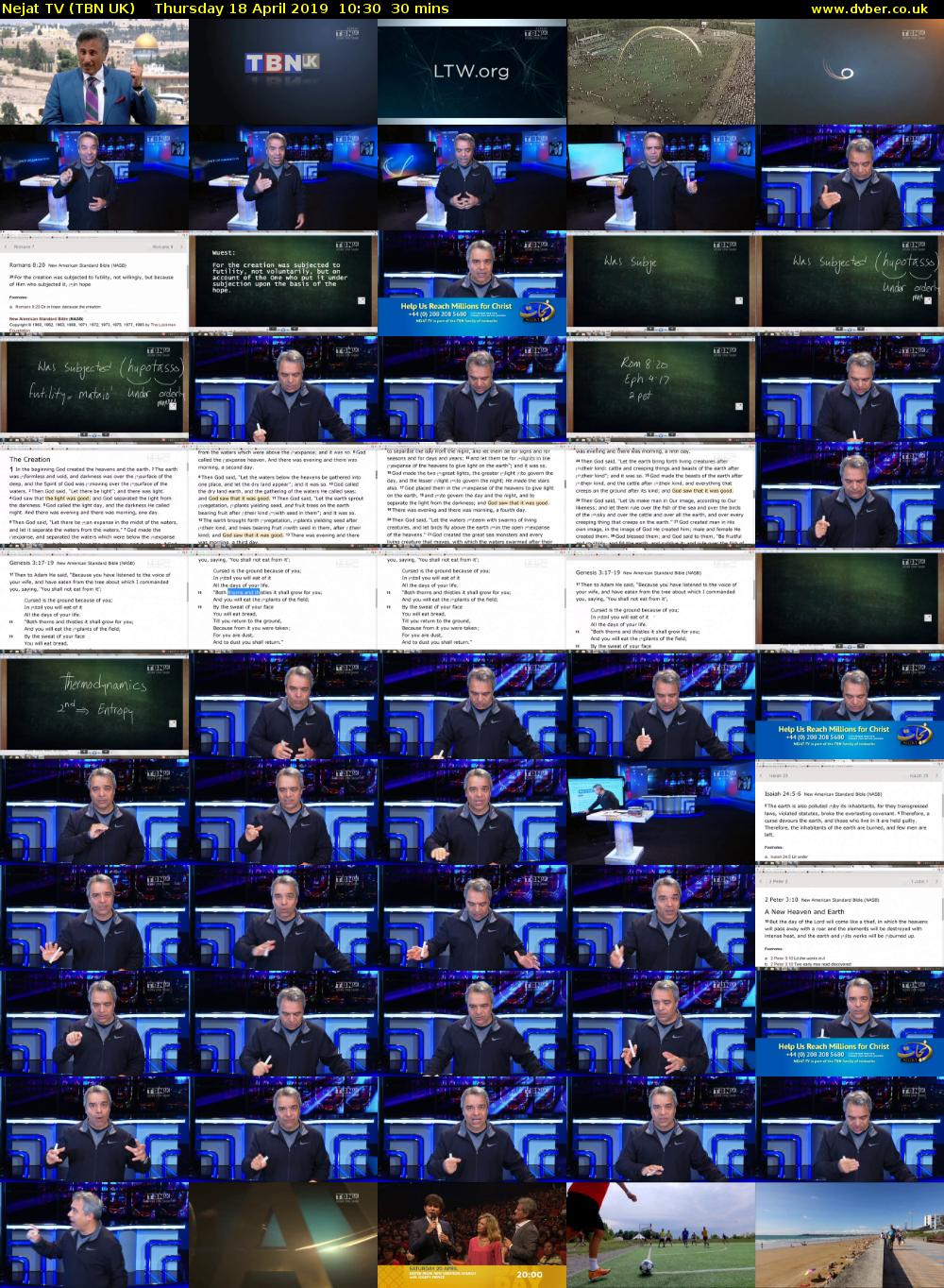 Nejat TV (TBN UK) Thursday 18 April 2019 10:30 - 11:00