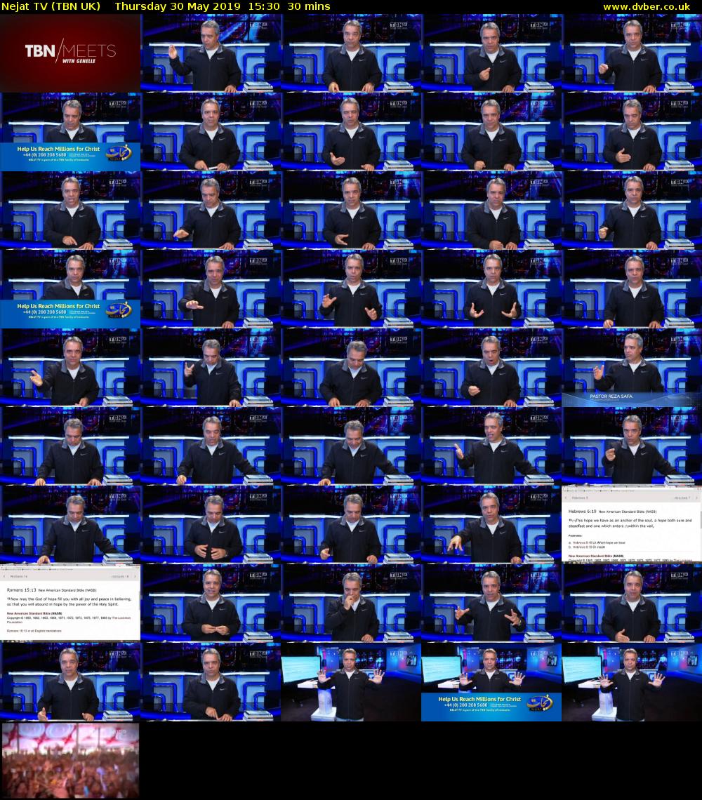 Nejat TV (TBN UK) Thursday 30 May 2019 15:30 - 16:00