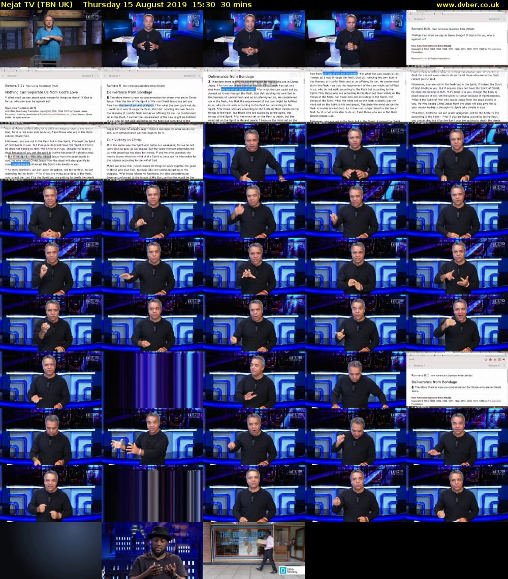 Nejat TV (TBN UK) Thursday 15 August 2019 15:30 - 16:00