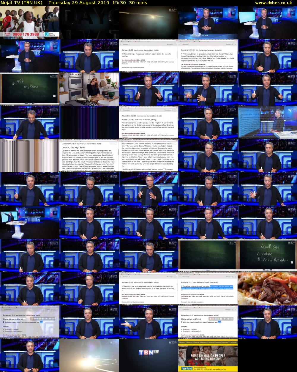 Nejat TV (TBN UK) Thursday 29 August 2019 15:30 - 16:00