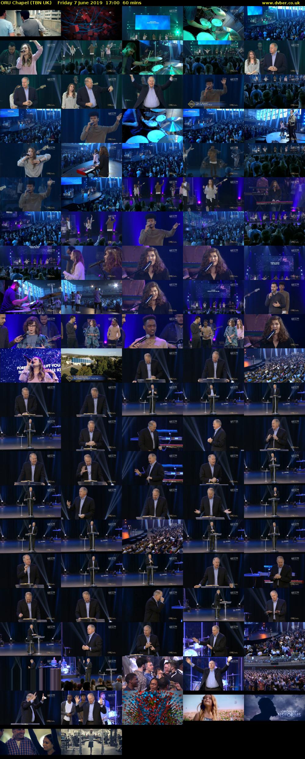 ORU Chapel (TBN UK) Friday 7 June 2019 17:00 - 18:00