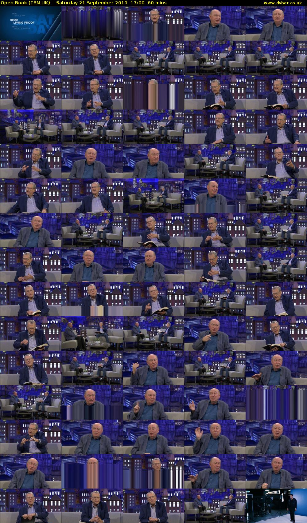 Open Book (TBN UK) Saturday 21 September 2019 17:00 - 18:00