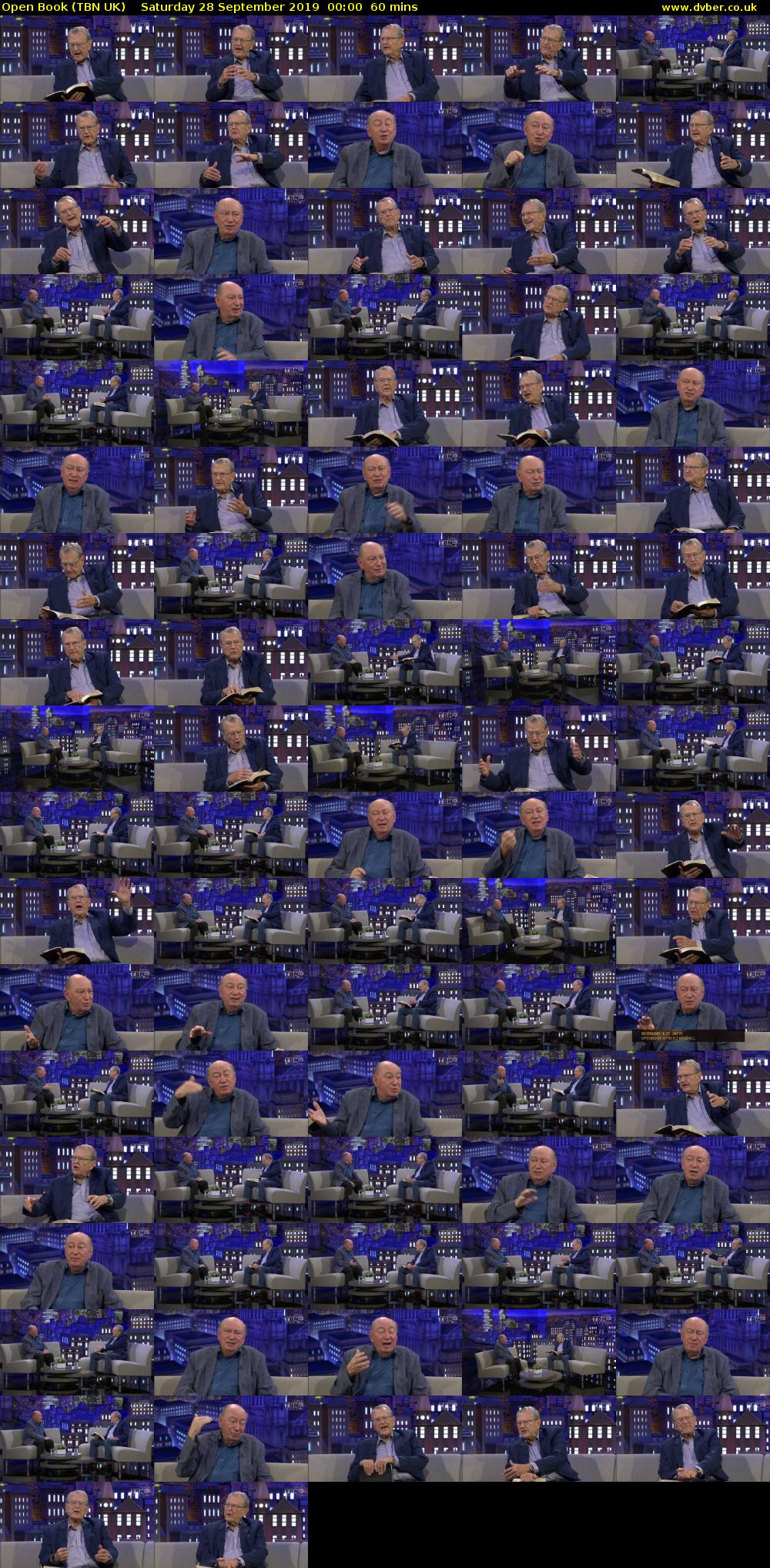 Open Book (TBN UK) Saturday 28 September 2019 00:00 - 01:00