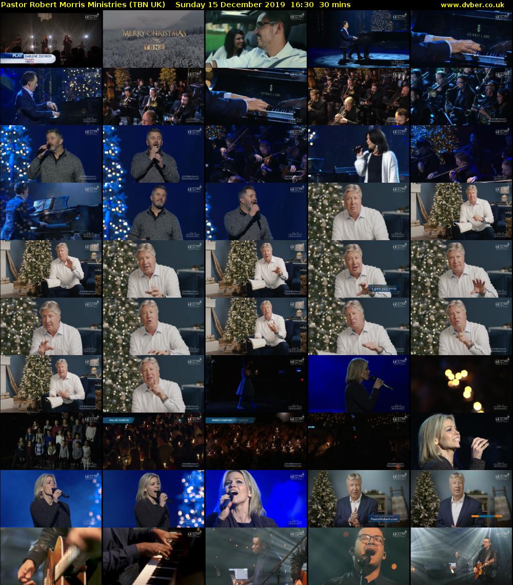 Pastor Robert Morris Ministries (TBN UK) Sunday 15 December 2019 16:30 - 17:00