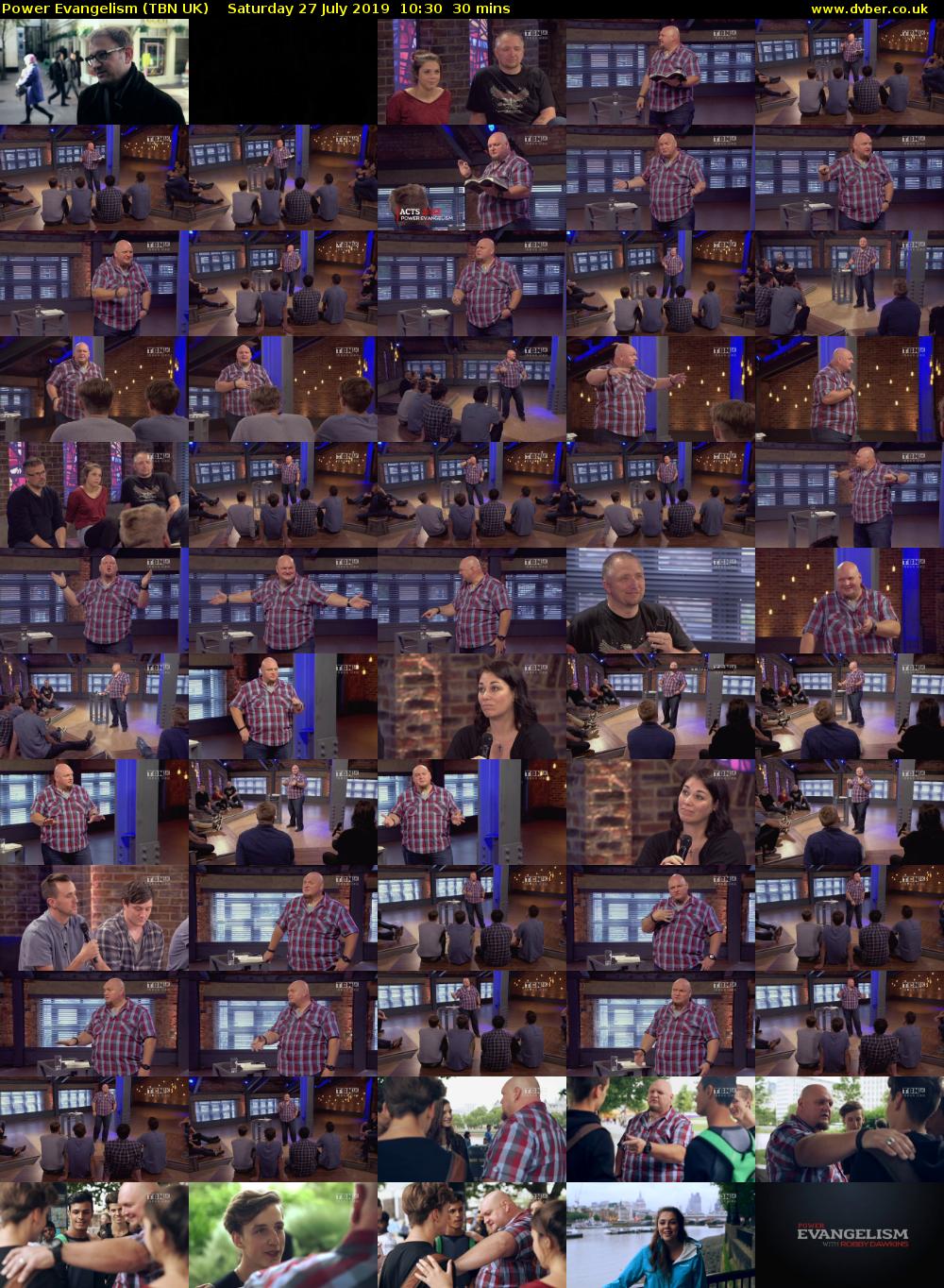 Power Evangelism (TBN UK) Saturday 27 July 2019 10:30 - 11:00