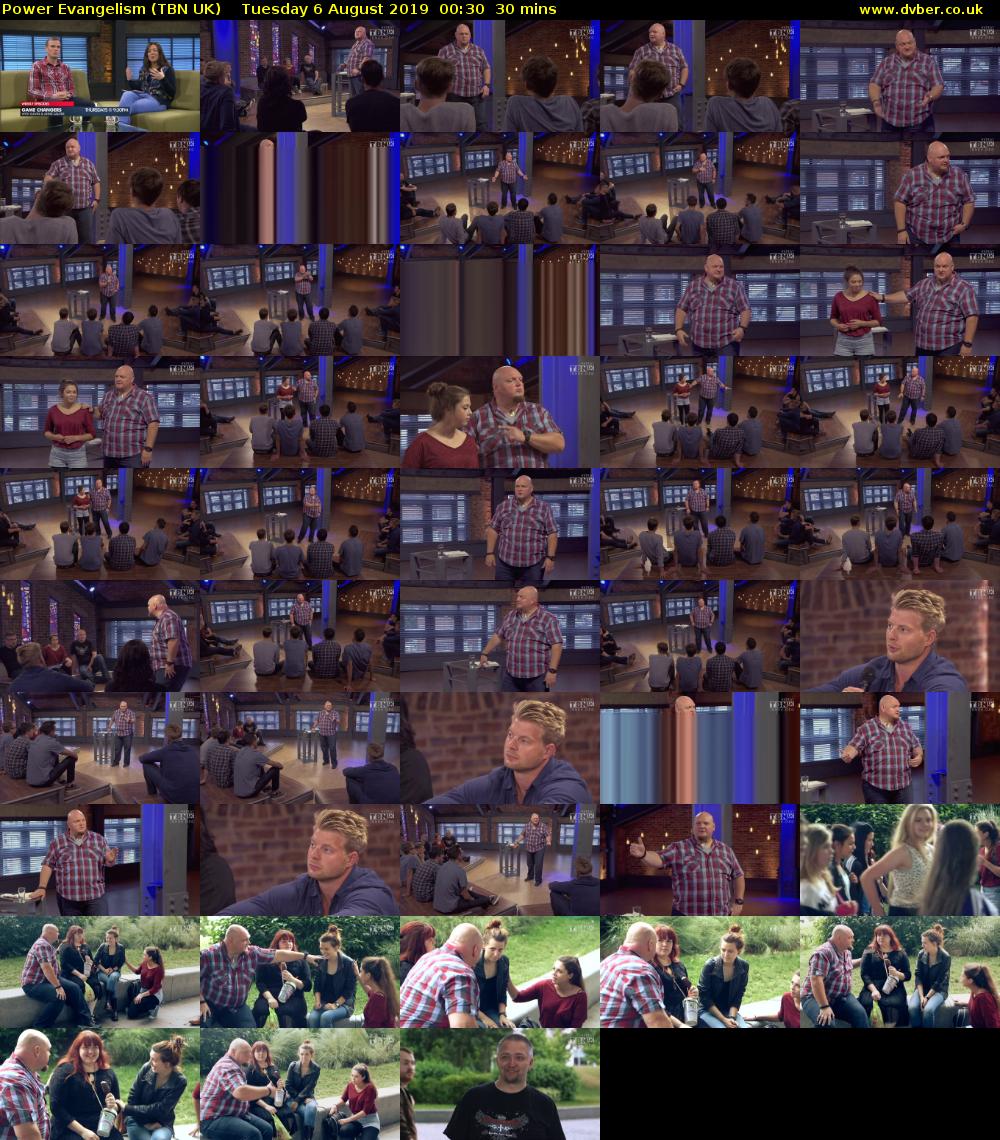 Power Evangelism (TBN UK) Tuesday 6 August 2019 00:30 - 01:00