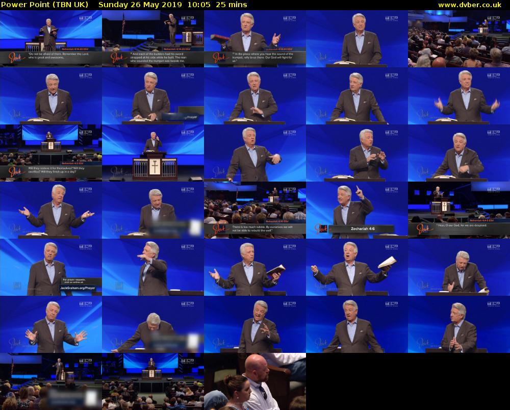 Power Point (TBN UK) Sunday 26 May 2019 10:05 - 10:30