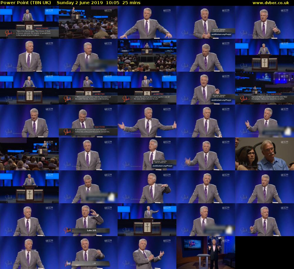 Power Point (TBN UK) Sunday 2 June 2019 10:05 - 10:30