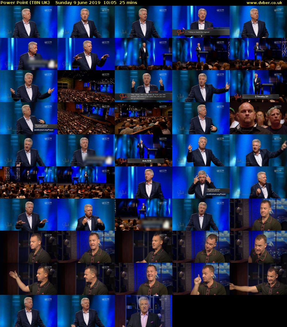 Power Point (TBN UK) Sunday 9 June 2019 10:05 - 10:30