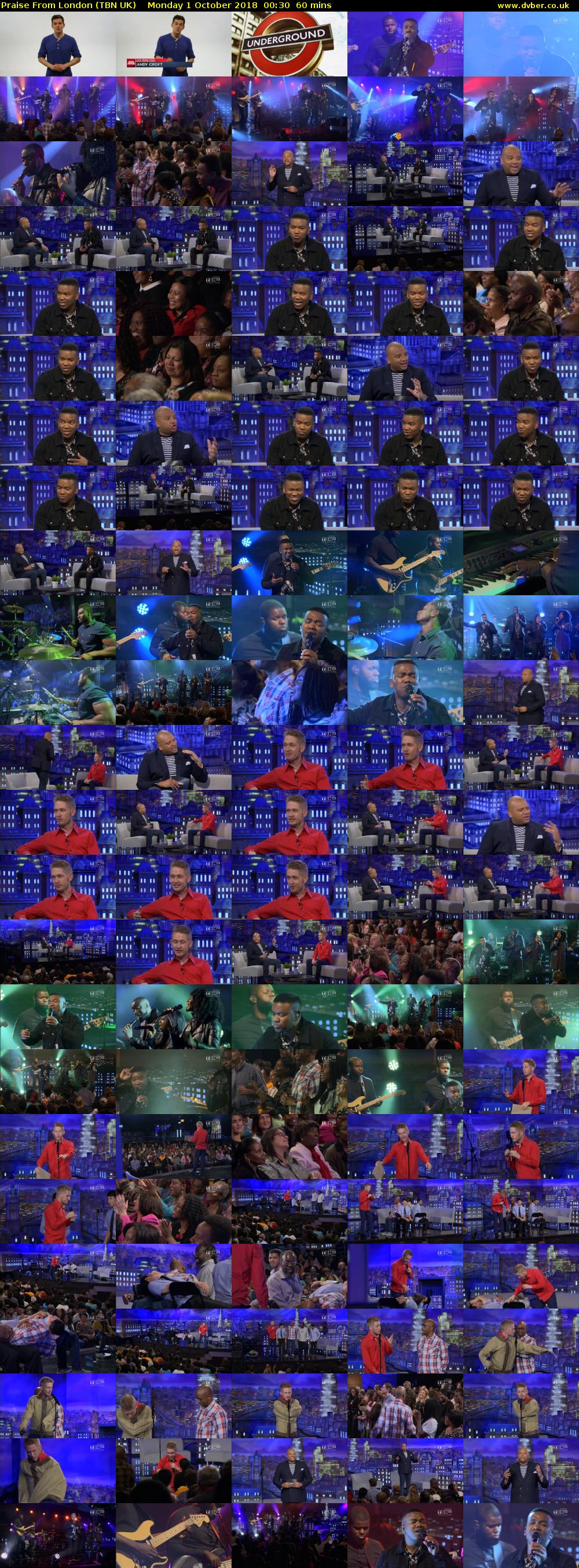 Praise From London (TBN UK) Monday 1 October 2018 00:30 - 01:30