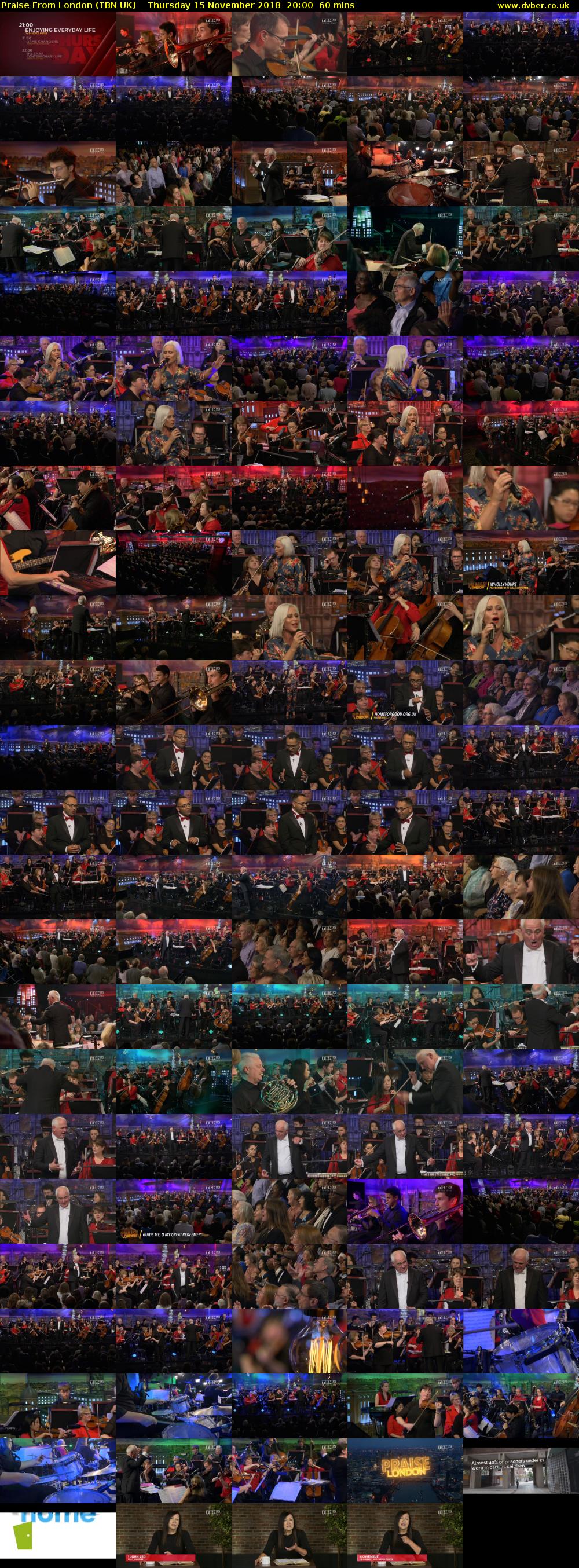Praise From London (TBN UK) Thursday 15 November 2018 20:00 - 21:00