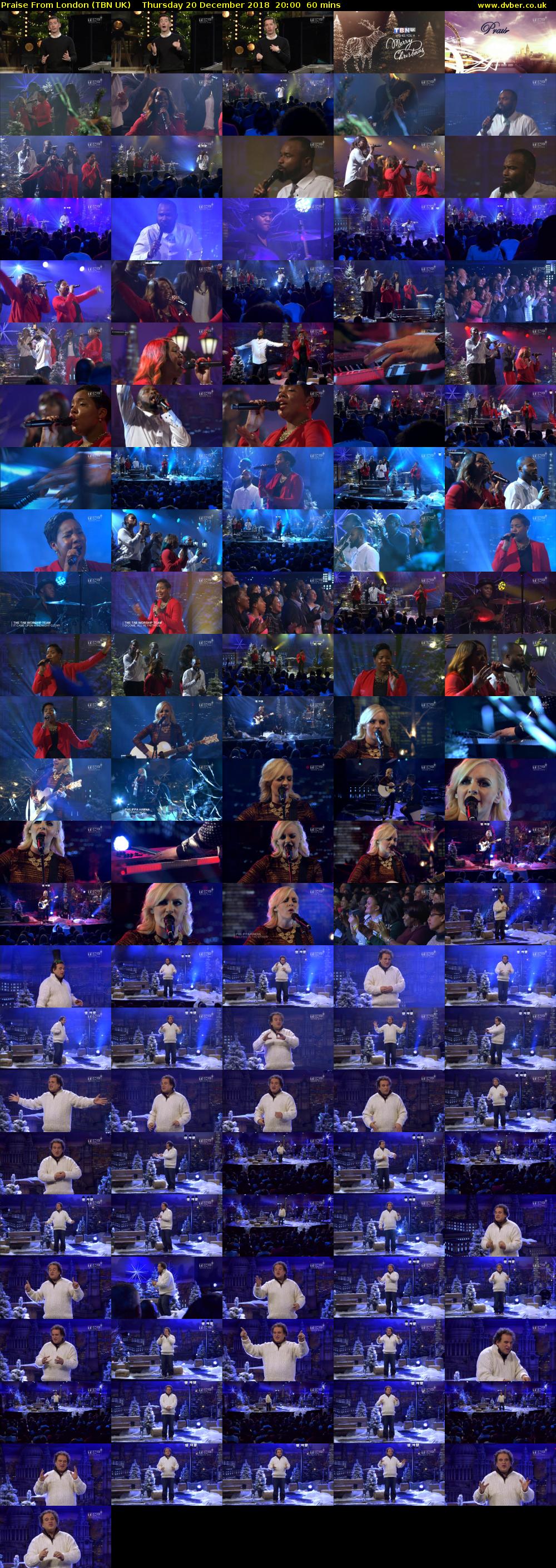Praise From London (TBN UK) Thursday 20 December 2018 20:00 - 21:00