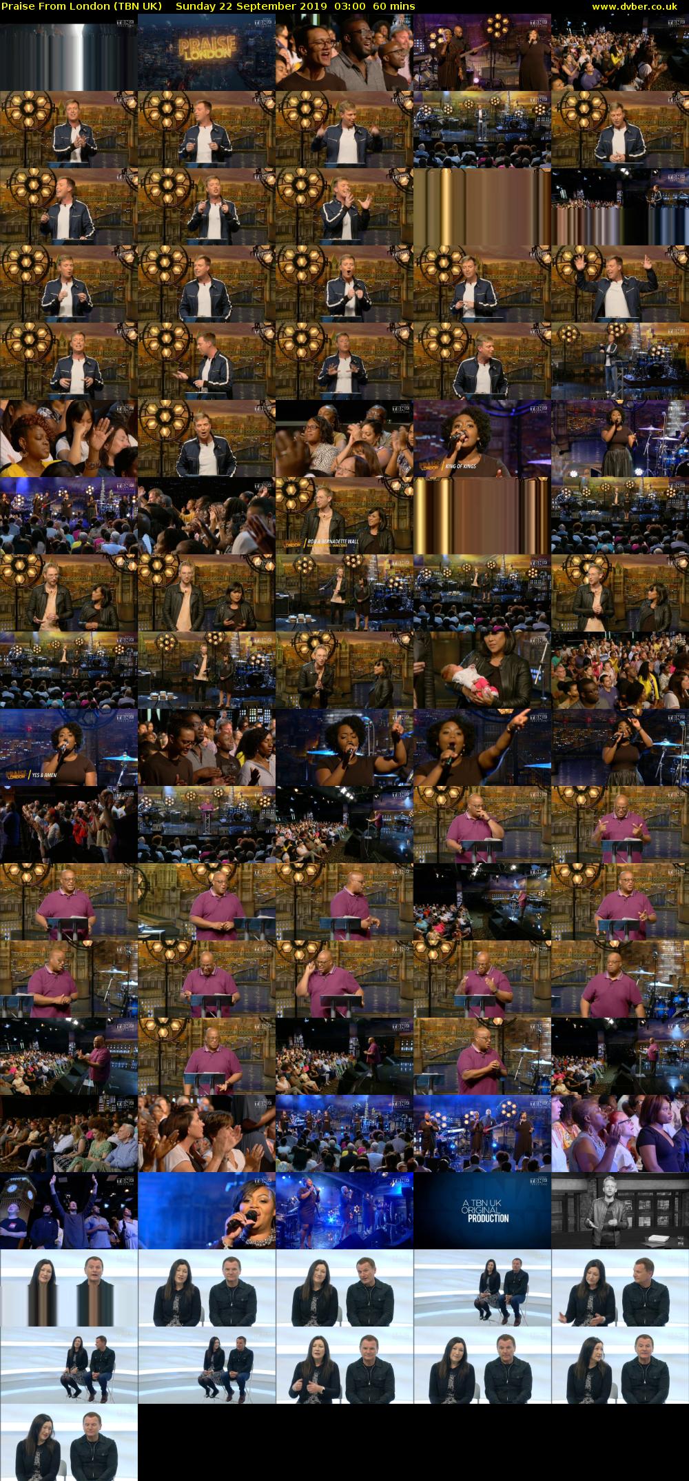 Praise From London (TBN UK) Sunday 22 September 2019 03:00 - 04:00