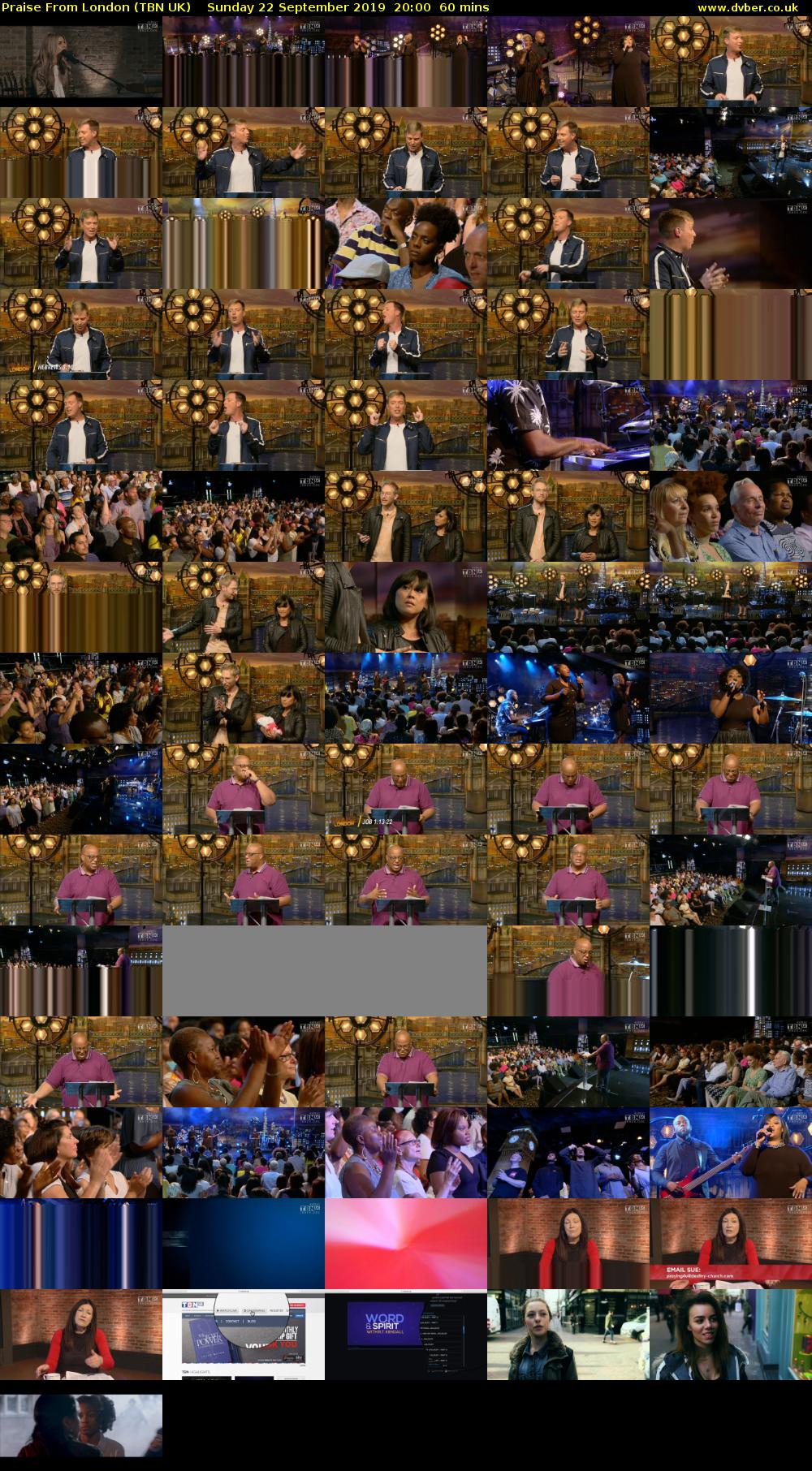 Praise From London (TBN UK) Sunday 22 September 2019 20:00 - 21:00