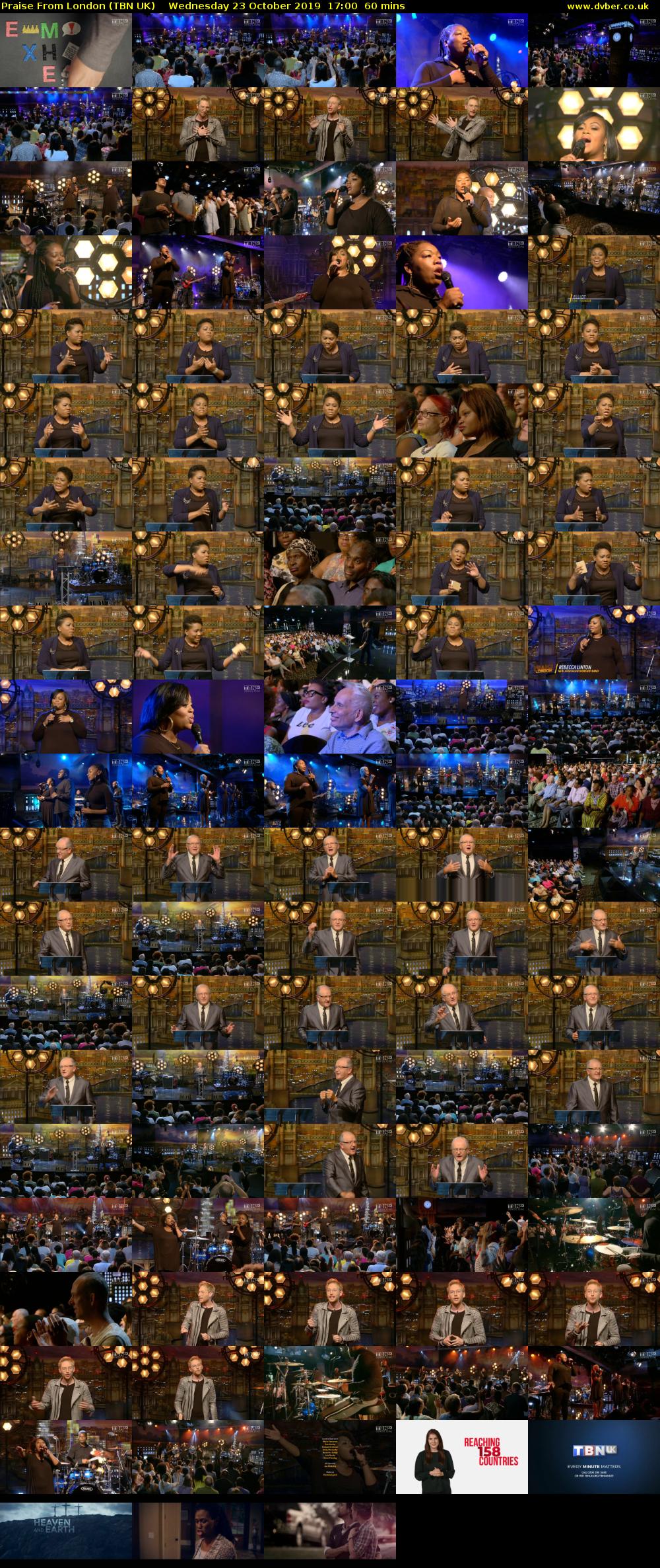 Praise From London (TBN UK) Wednesday 23 October 2019 17:00 - 18:00