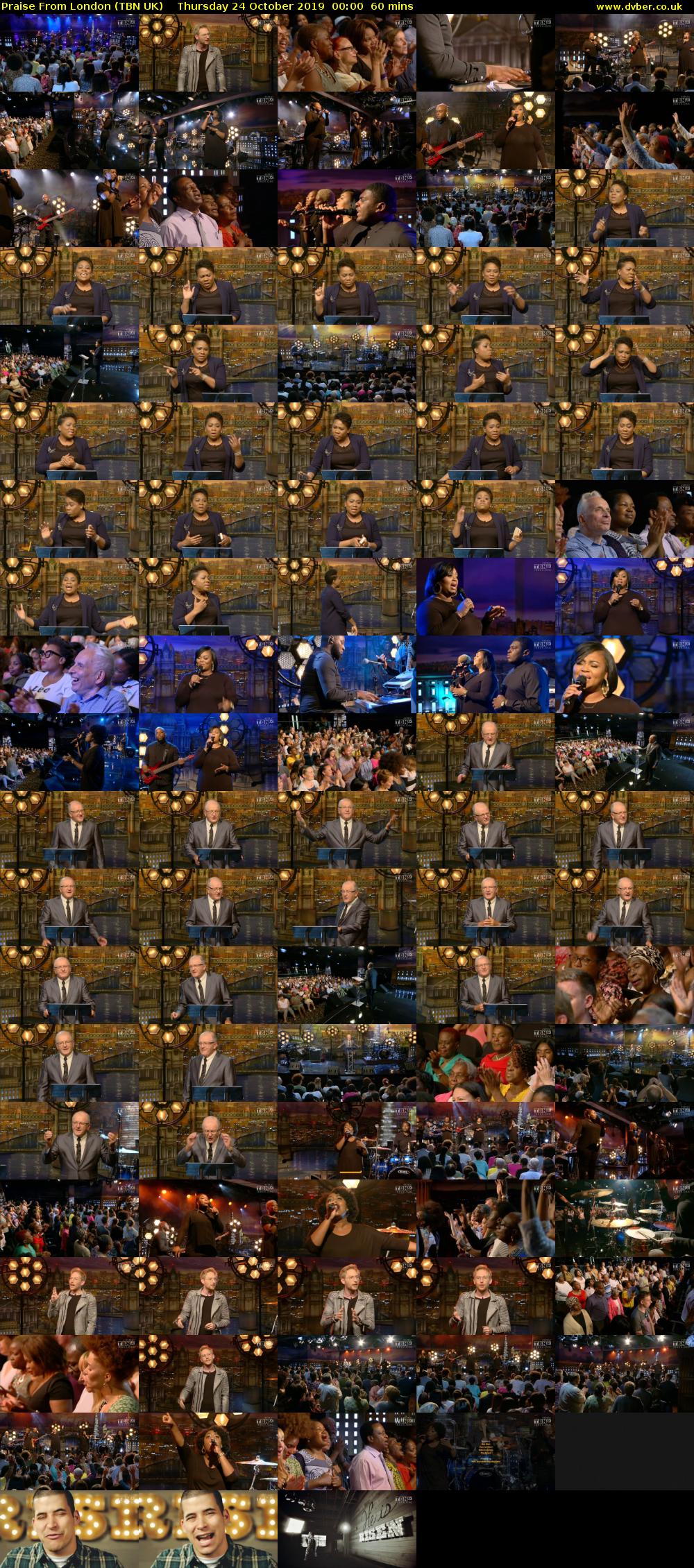 Praise From London (TBN UK) Thursday 24 October 2019 00:00 - 01:00
