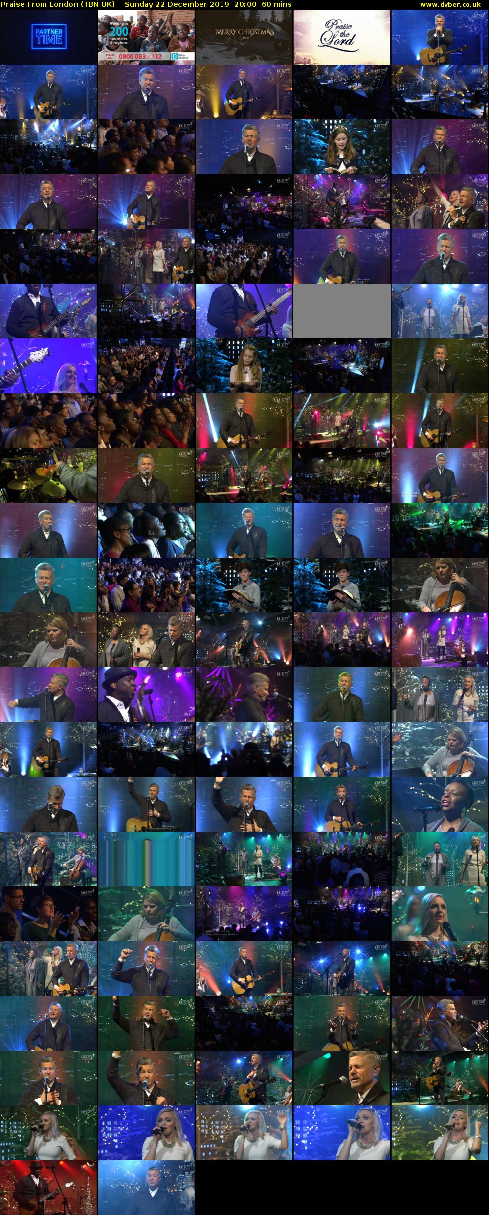Praise From London (TBN UK) Sunday 22 December 2019 20:00 - 21:00
