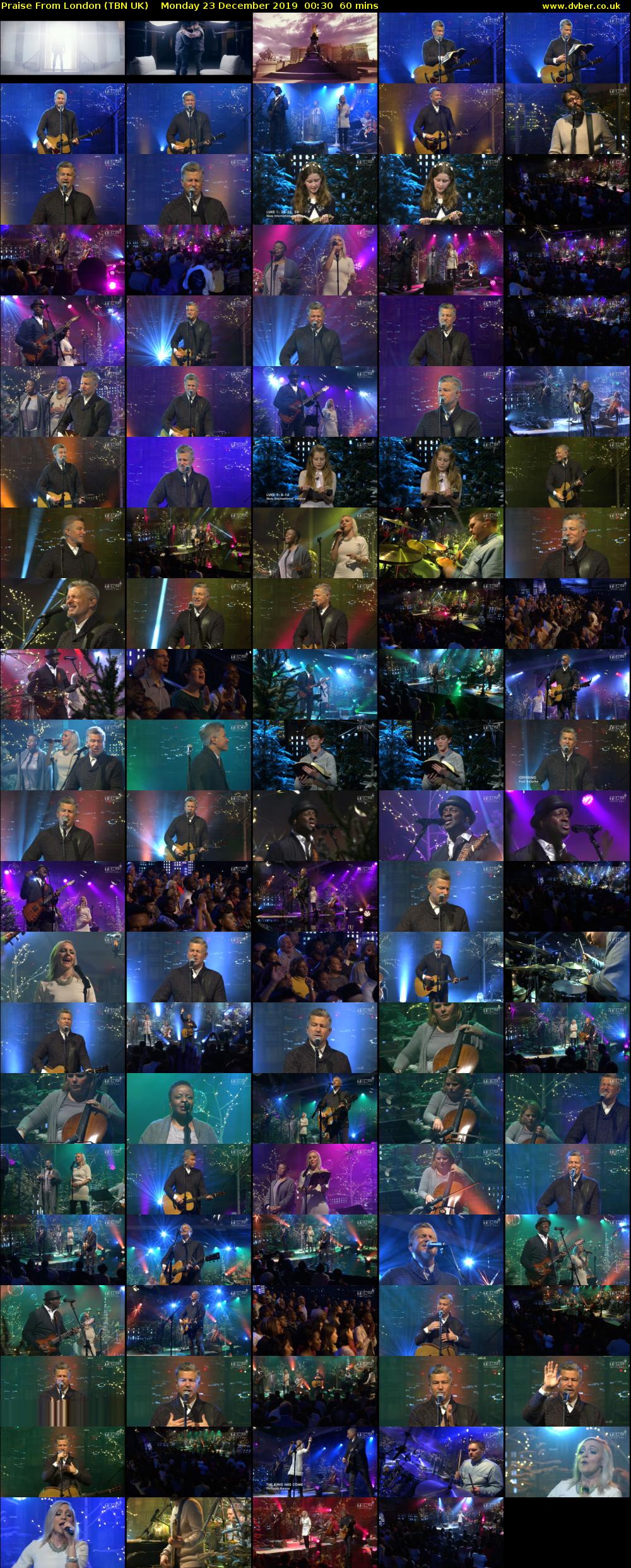 Praise From London (TBN UK) Monday 23 December 2019 00:30 - 01:30