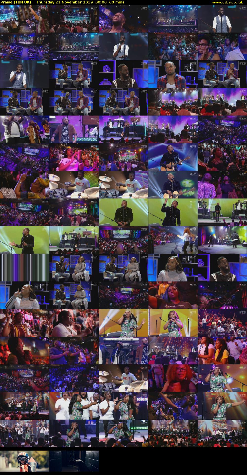 Praise (TBN UK) Thursday 21 November 2019 00:00 - 01:00