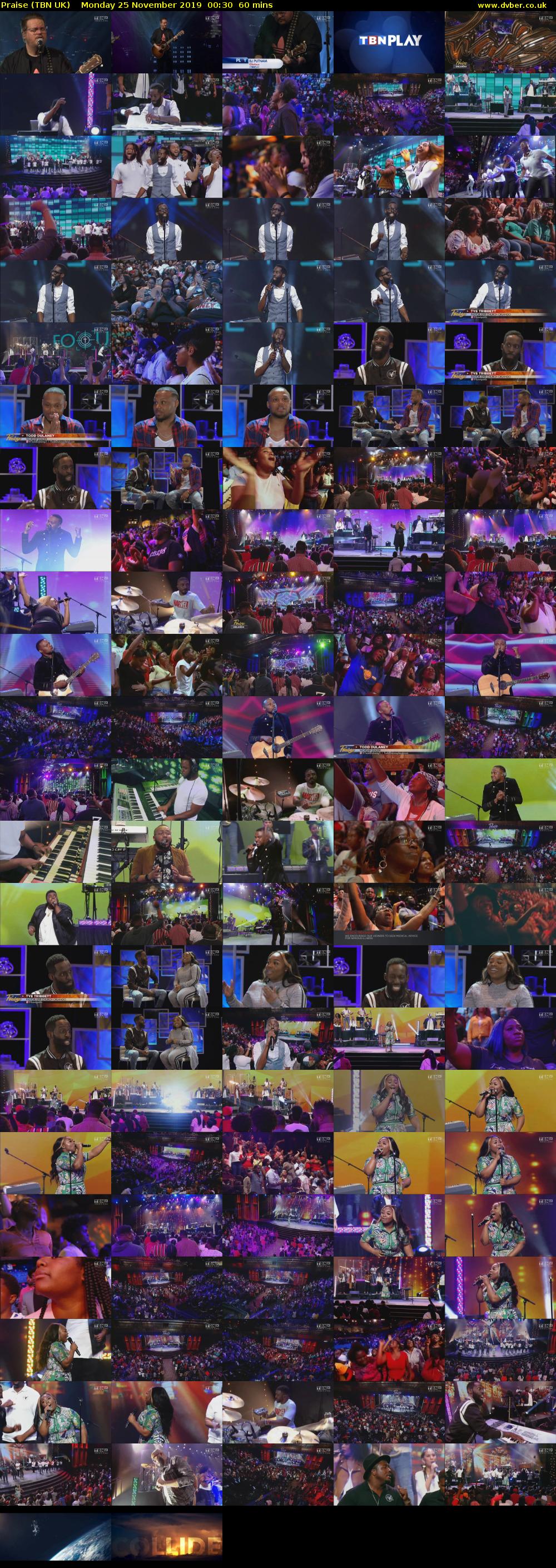 Praise (TBN UK) Monday 25 November 2019 00:30 - 01:30