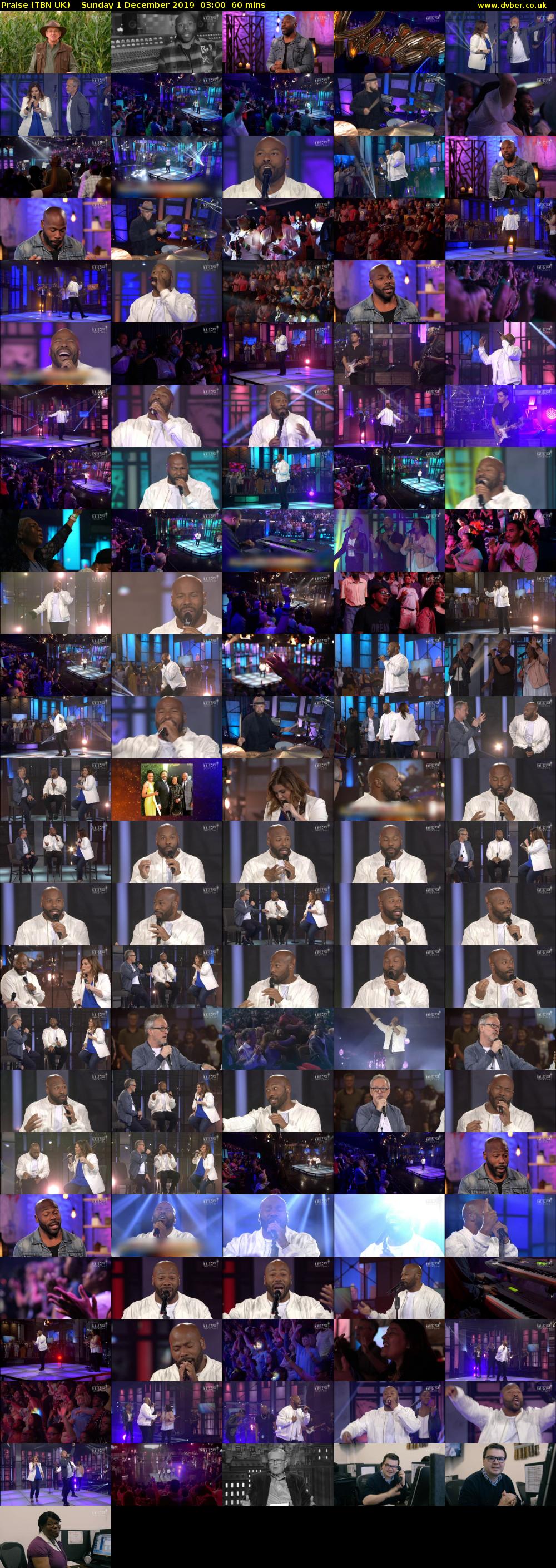 Praise (TBN UK) Sunday 1 December 2019 03:00 - 04:00