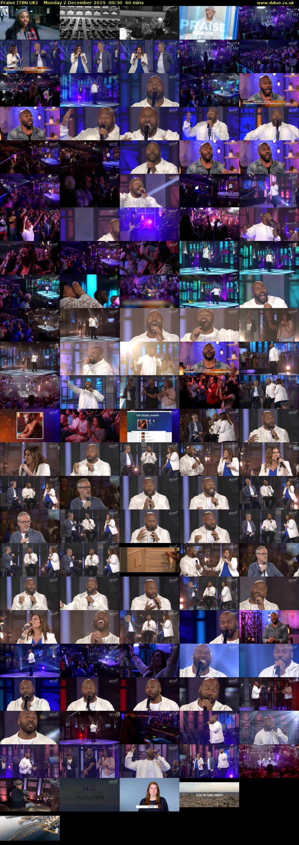 Praise (TBN UK) Monday 2 December 2019 00:30 - 01:30