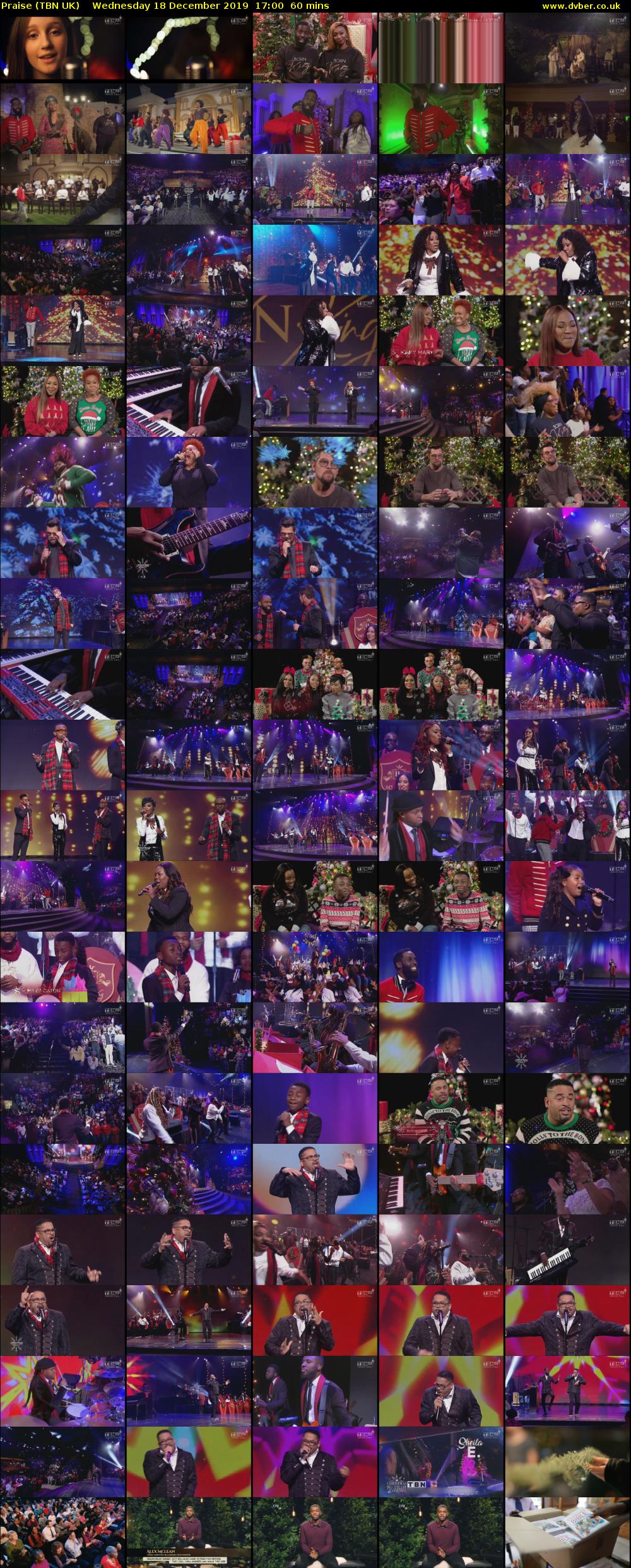 Praise (TBN UK) Wednesday 18 December 2019 17:00 - 18:00
