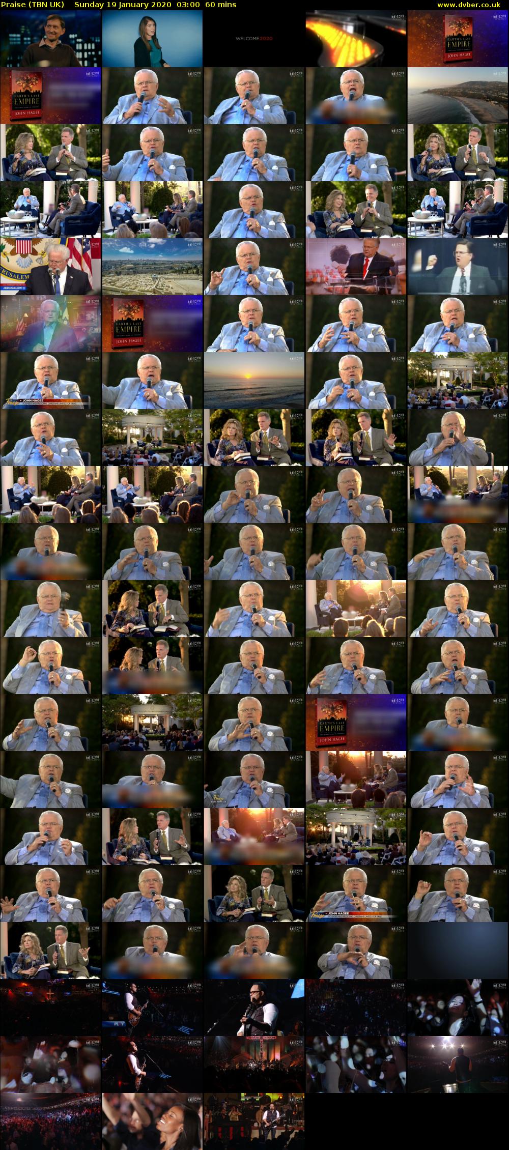 Praise (TBN UK) Sunday 19 January 2020 03:00 - 04:00