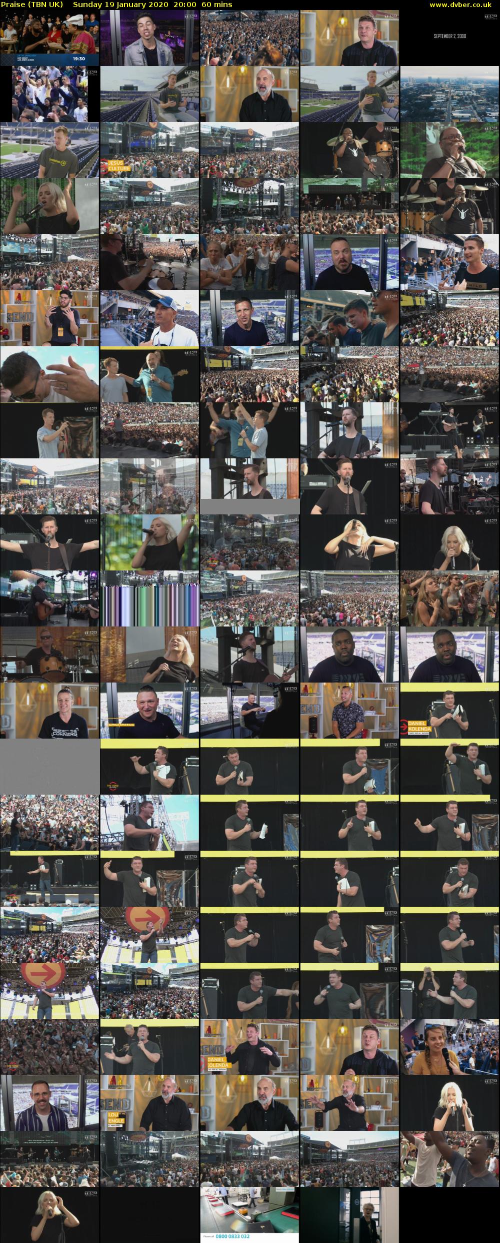 Praise (TBN UK) Sunday 19 January 2020 20:00 - 21:00