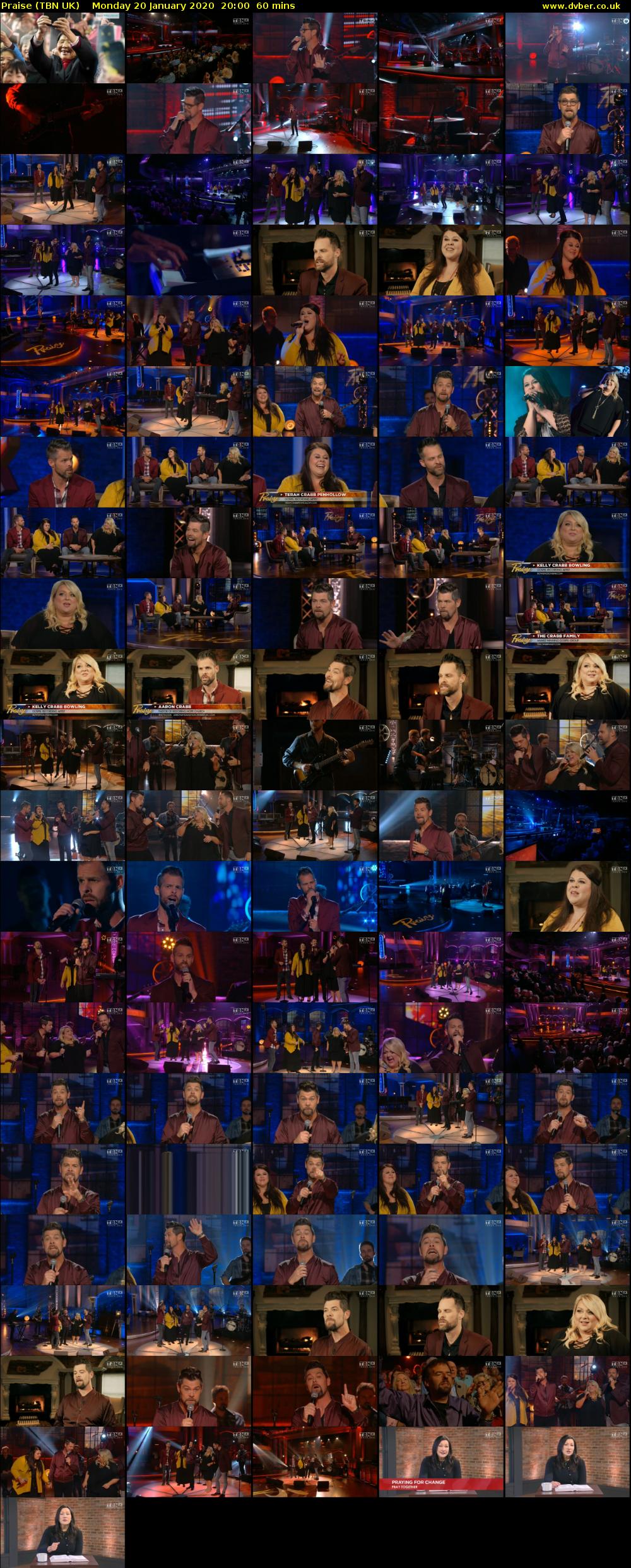 Praise (TBN UK) Monday 20 January 2020 20:00 - 21:00