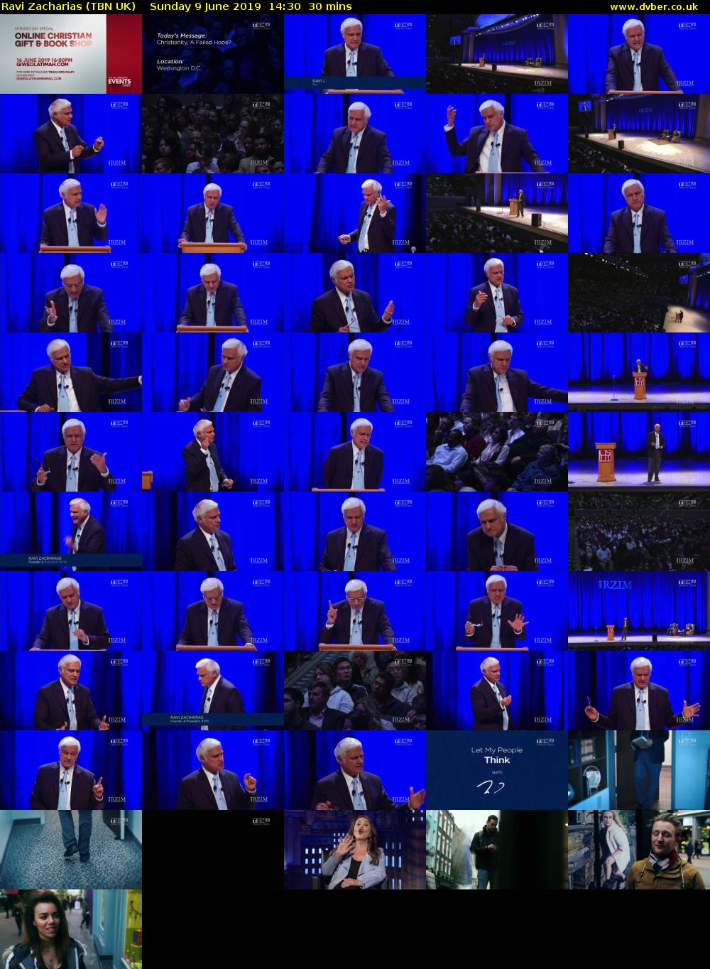Ravi Zacharias (TBN UK) Sunday 9 June 2019 14:30 - 15:00