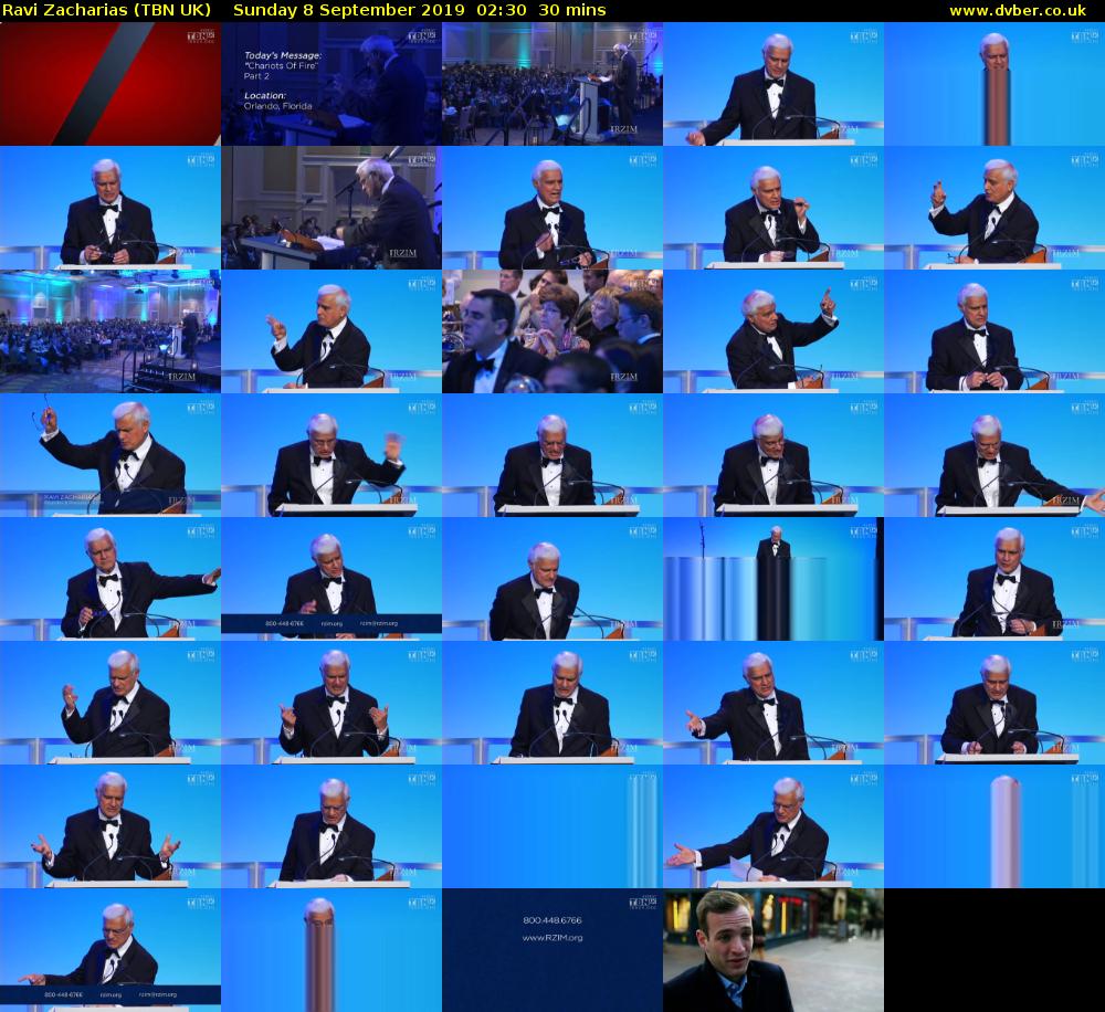 Ravi Zacharias (TBN UK) Sunday 8 September 2019 02:30 - 03:00
