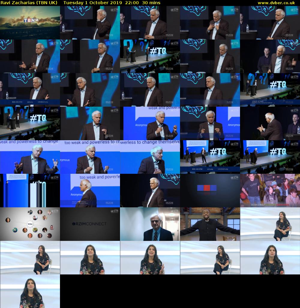 Ravi Zacharias (TBN UK) Tuesday 1 October 2019 22:00 - 22:30
