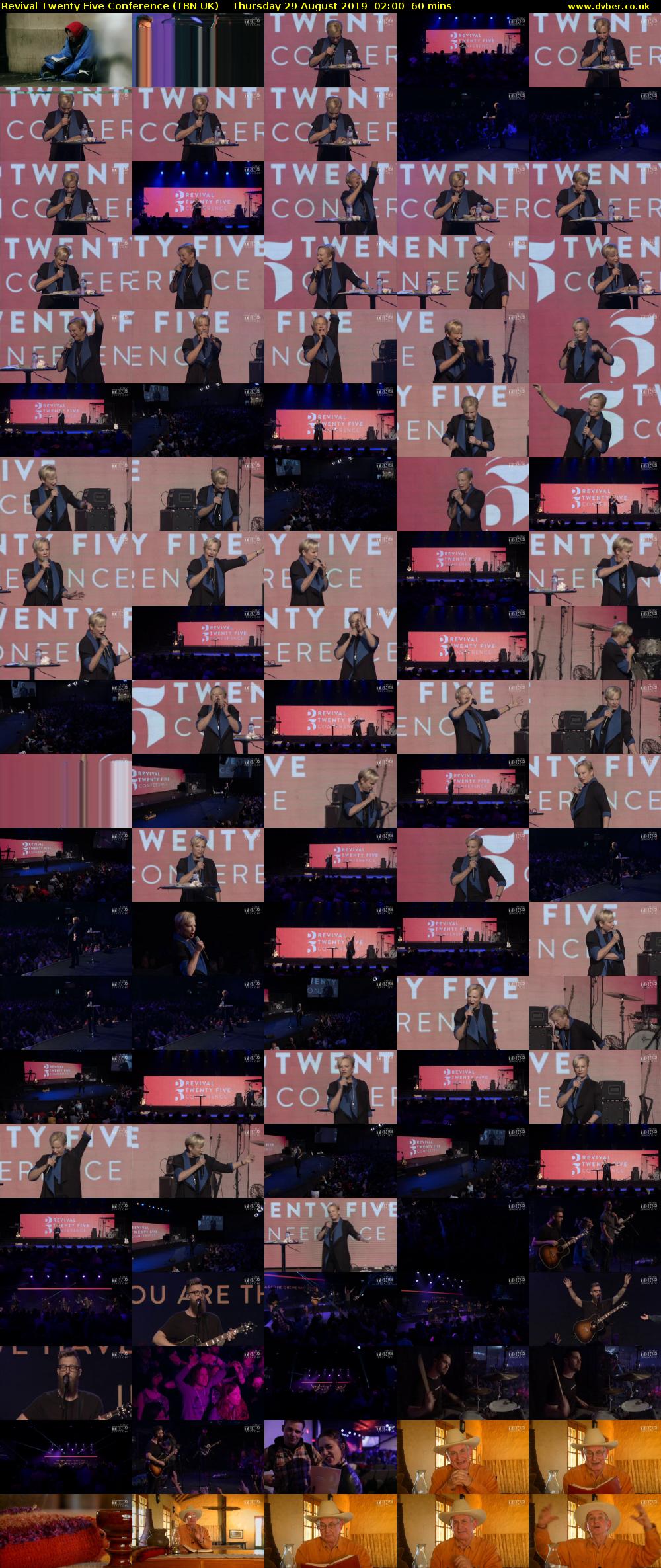 Revival Twenty Five Conference (TBN UK) Thursday 29 August 2019 02:00 - 03:00