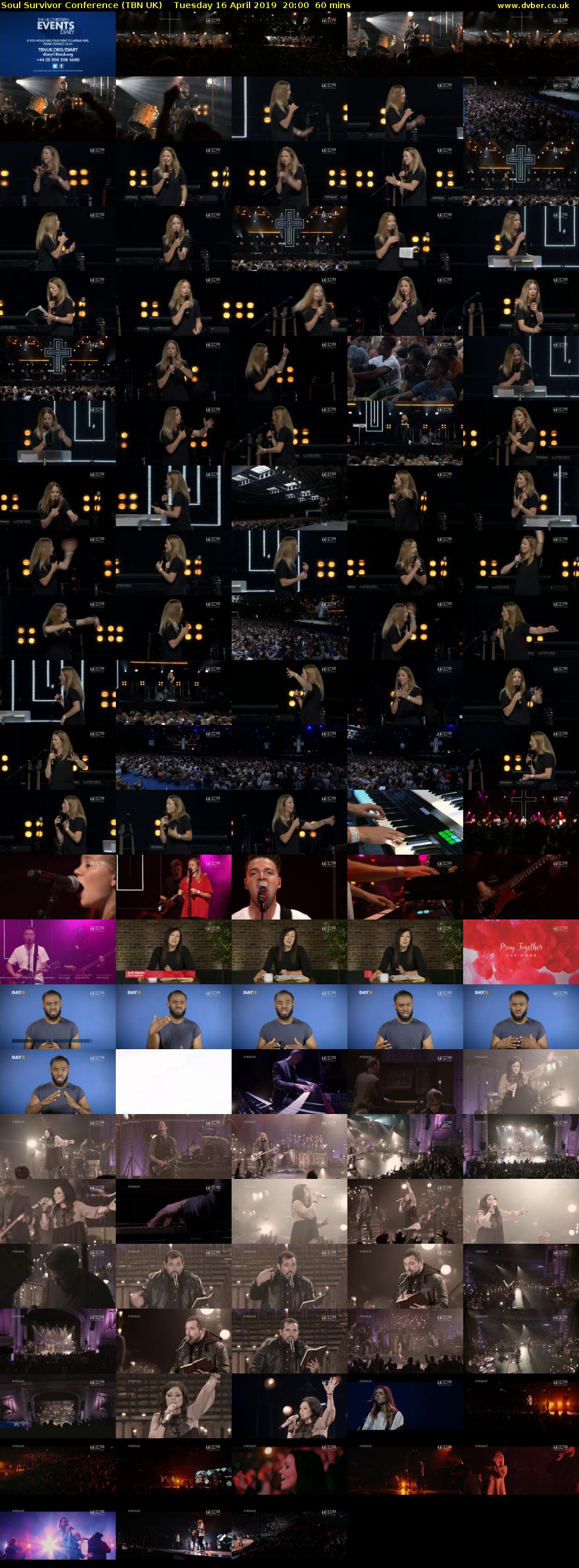 Soul Survivor Conference (TBN UK) Tuesday 16 April 2019 20:00 - 21:00
