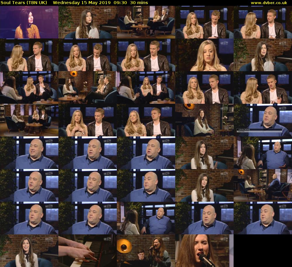 Soul Tears (TBN UK) Wednesday 15 May 2019 09:30 - 10:00