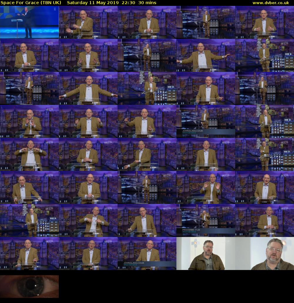 Space For Grace (TBN UK) Saturday 11 May 2019 22:30 - 23:00