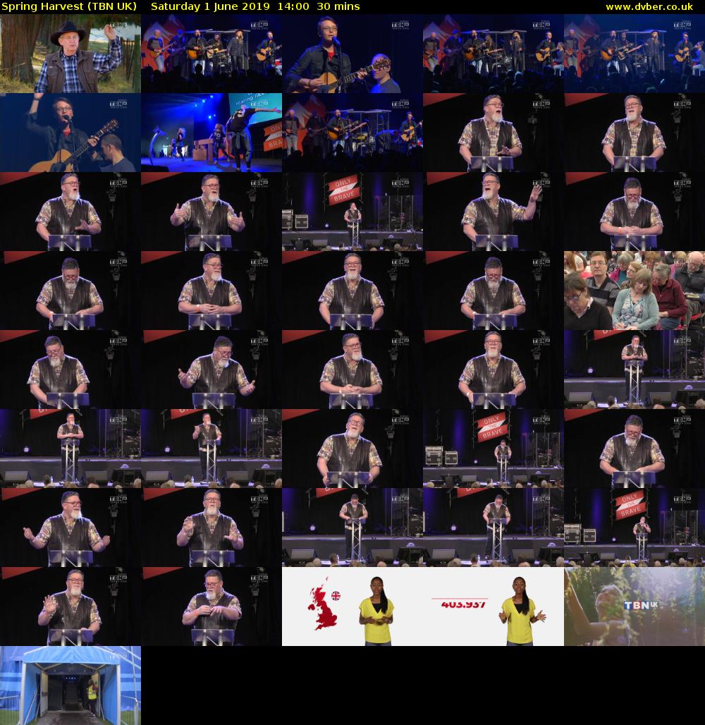 Spring Harvest (TBN UK) Saturday 1 June 2019 14:00 - 14:30