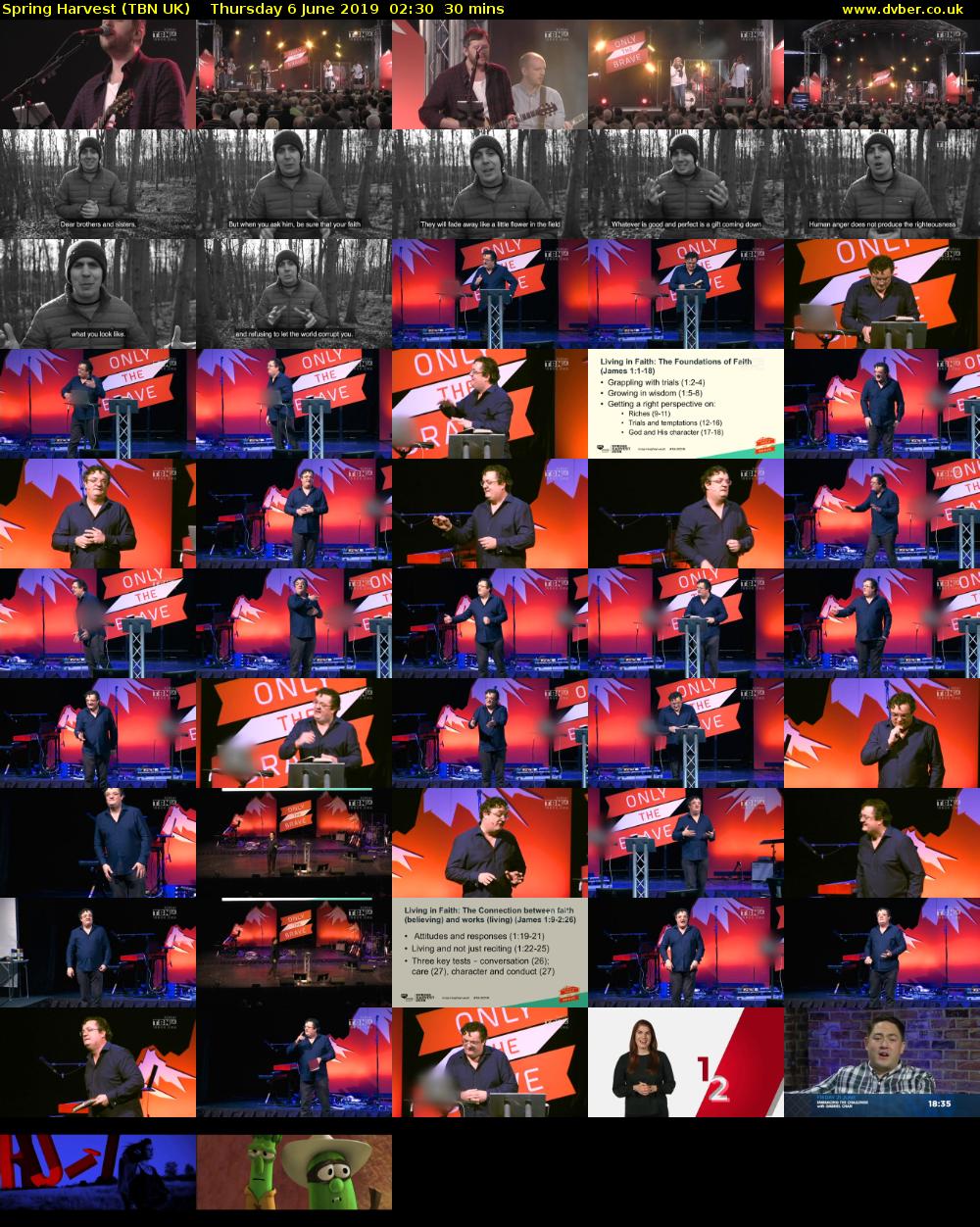 Spring Harvest (TBN UK) Thursday 6 June 2019 02:30 - 03:00