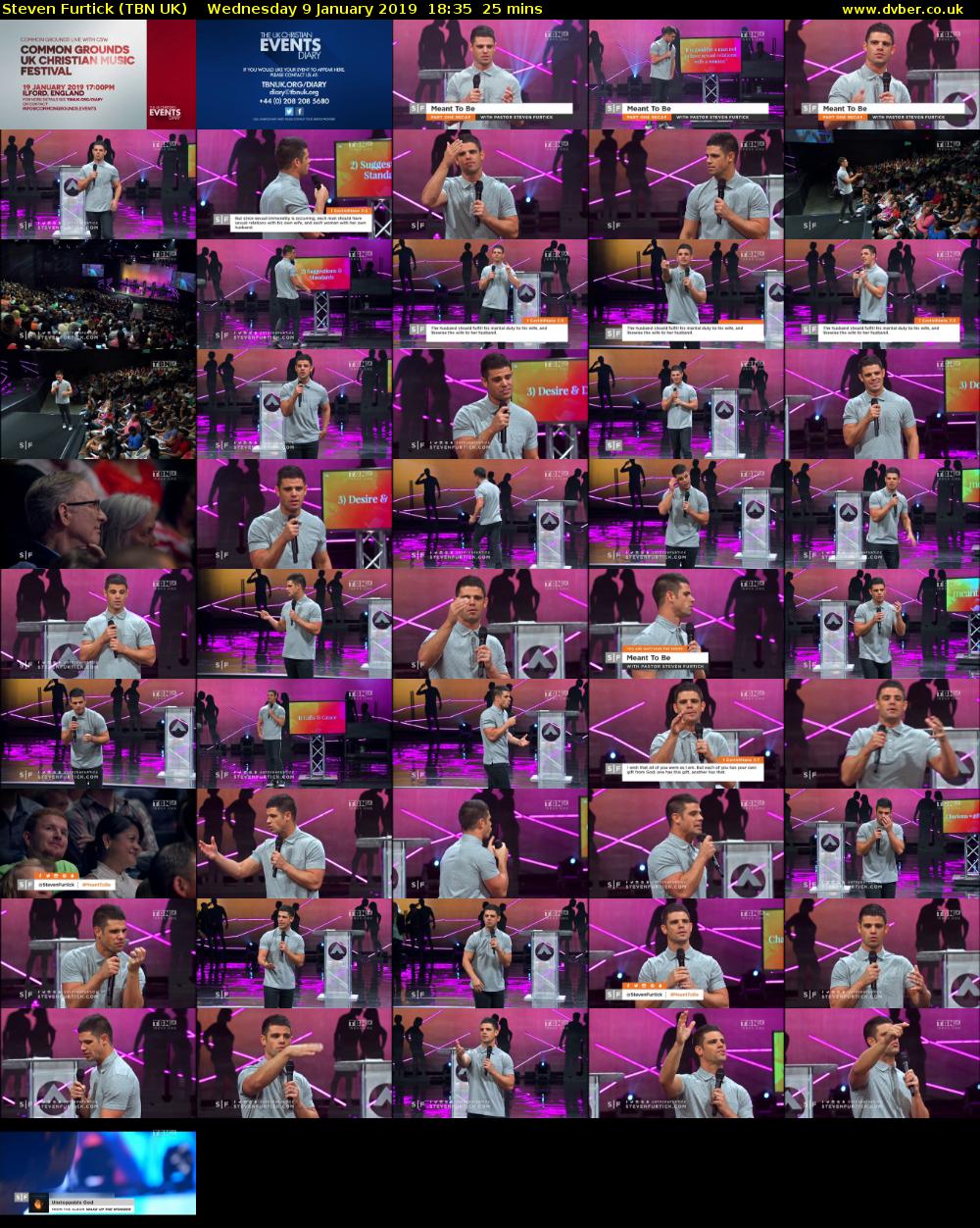 Steven Furtick (TBN UK) Wednesday 9 January 2019 18:35 - 19:00