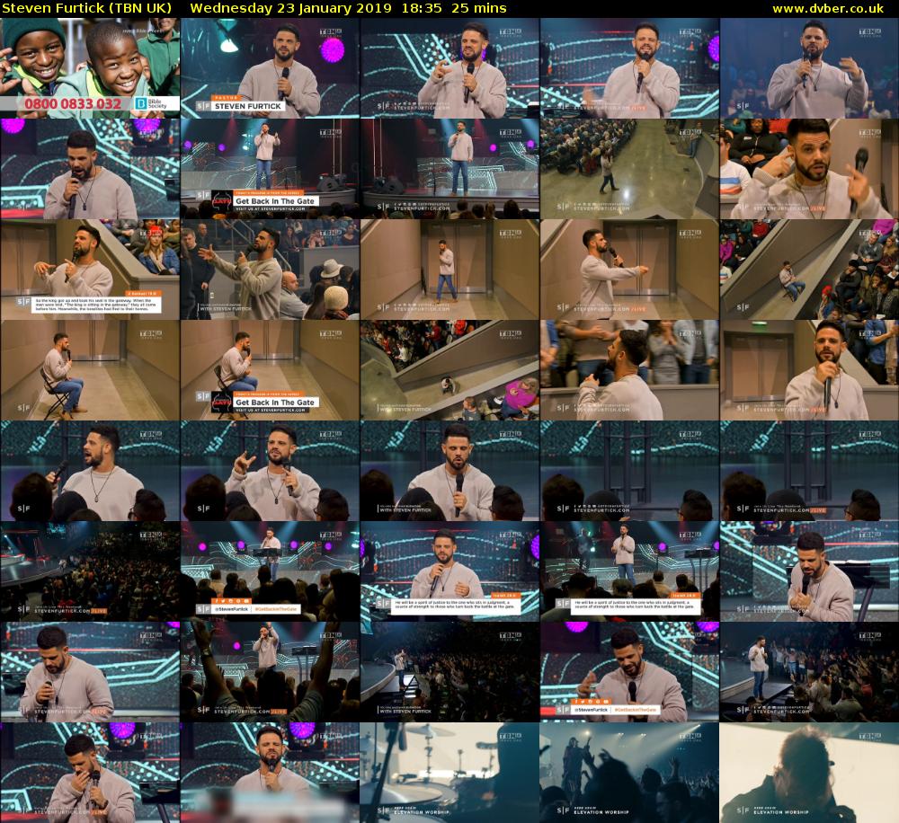 Steven Furtick (TBN UK) Wednesday 23 January 2019 18:35 - 19:00