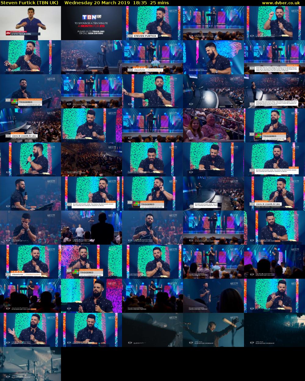 Steven Furtick (TBN UK) Wednesday 20 March 2019 18:35 - 19:00