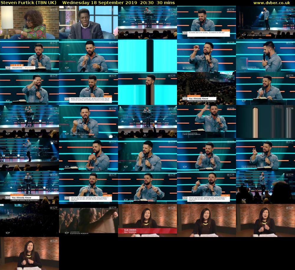 Steven Furtick (TBN UK) Wednesday 18 September 2019 20:30 - 21:00