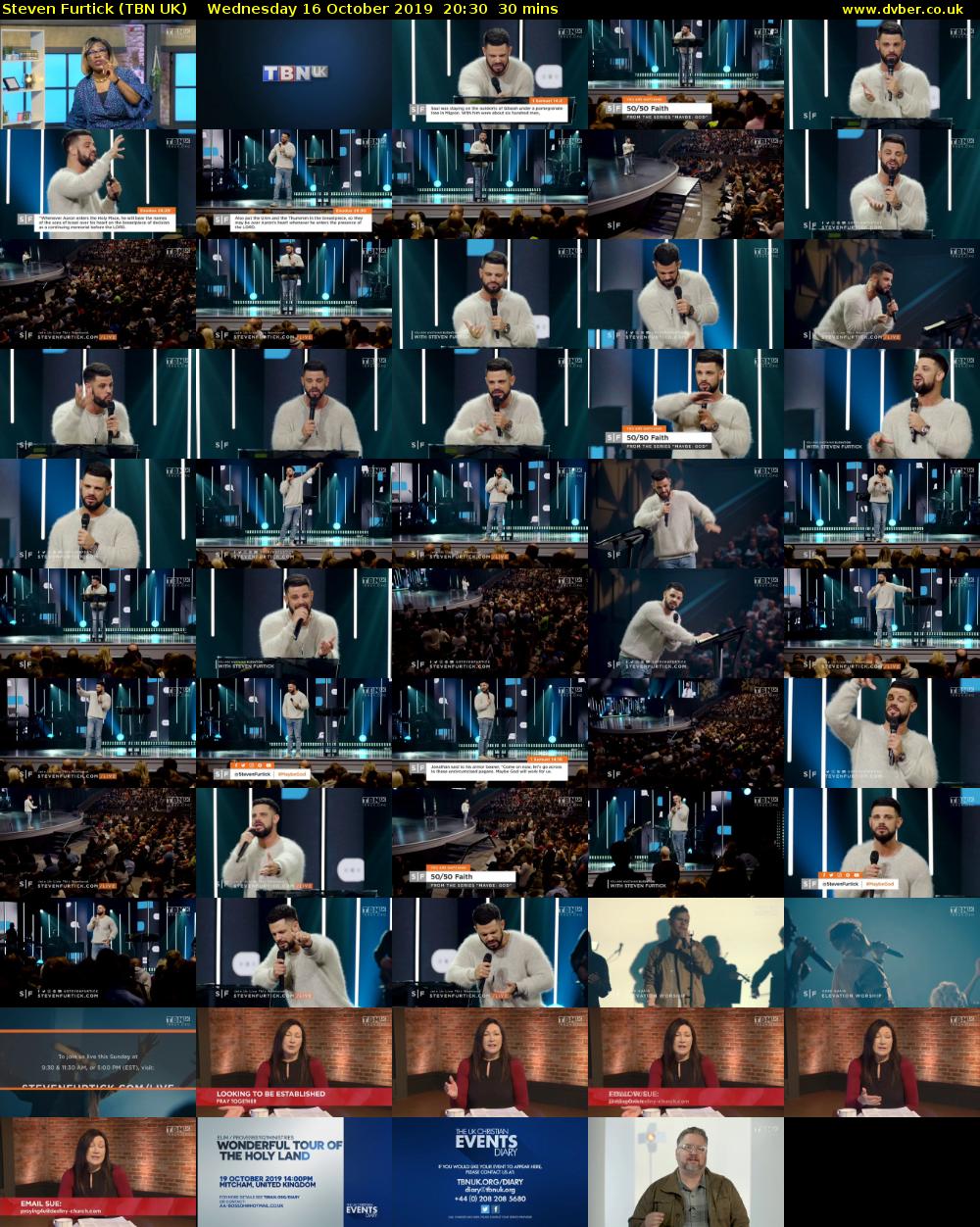 Steven Furtick (TBN UK) Wednesday 16 October 2019 20:30 - 21:00