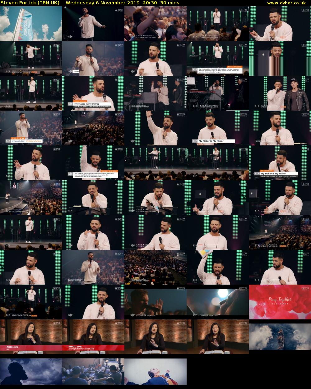 Steven Furtick (TBN UK) Wednesday 6 November 2019 20:30 - 21:00