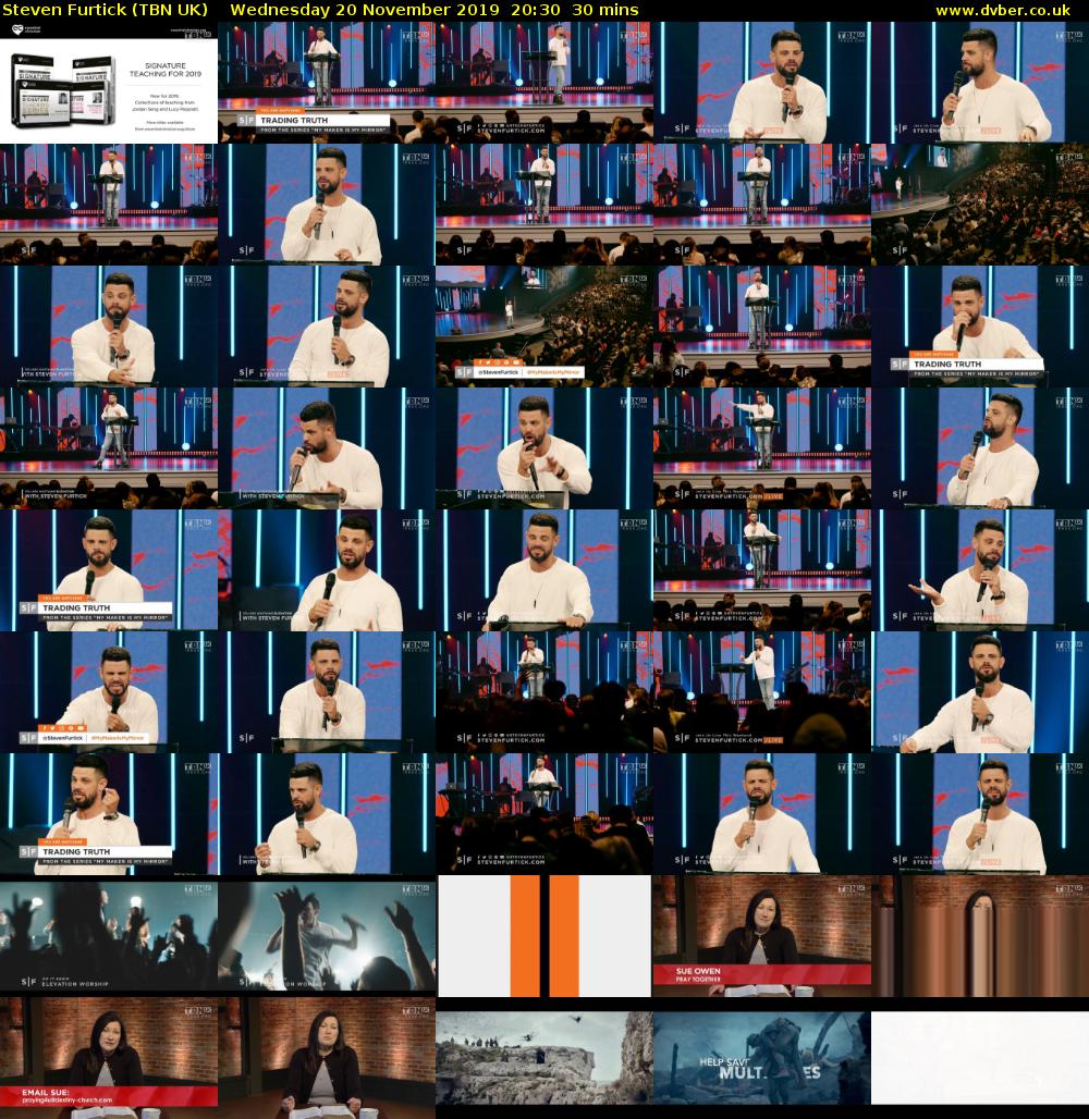 Steven Furtick (TBN UK) Wednesday 20 November 2019 20:30 - 21:00