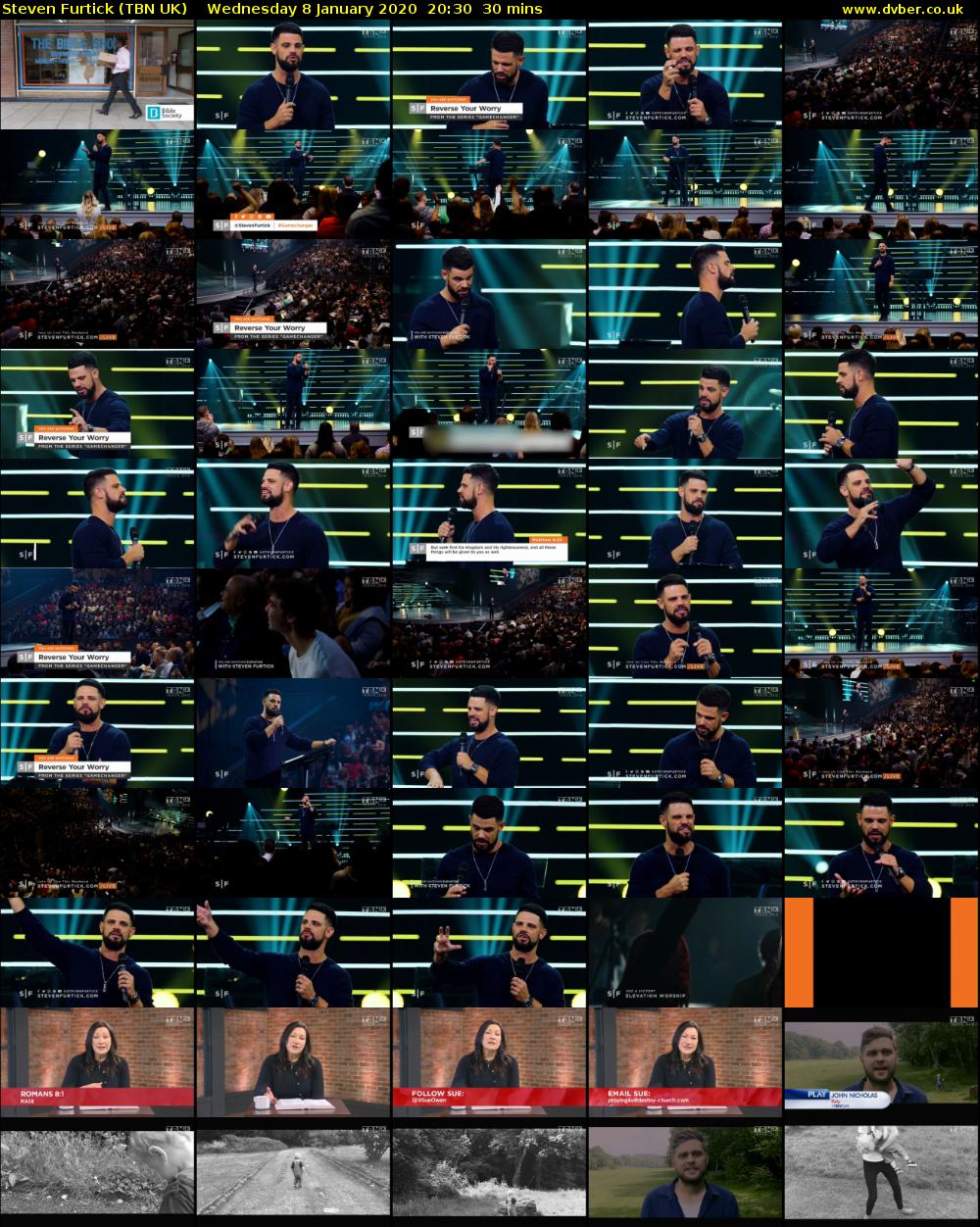 Steven Furtick (TBN UK) Wednesday 8 January 2020 20:30 - 21:00