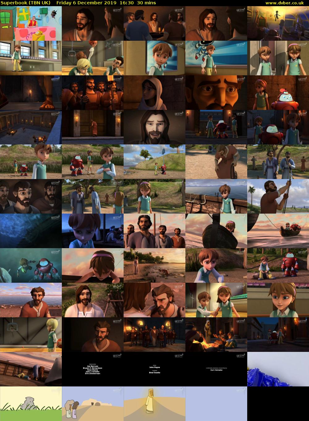 Superbook (TBN UK) Friday 6 December 2019 16:30 - 17:00