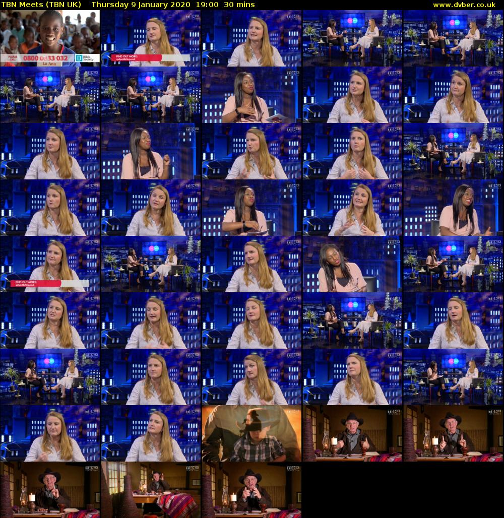 TBN Meets (TBN UK) Thursday 9 January 2020 19:00 - 19:30