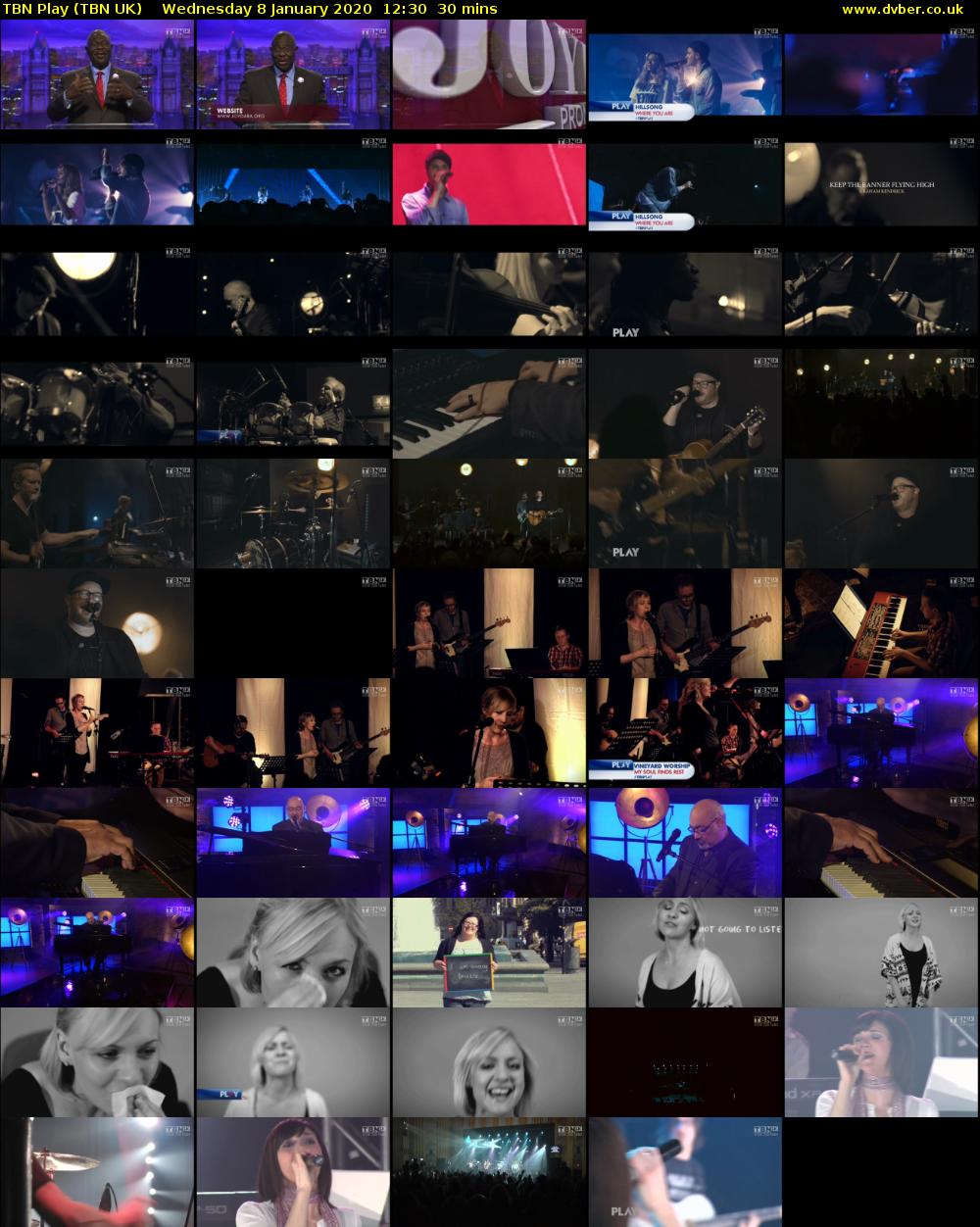 TBN Play (TBN UK) Wednesday 8 January 2020 12:30 - 13:00